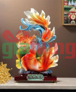 Tượng song ngư tài lộc