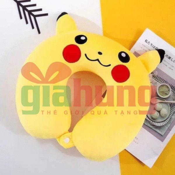 Gối Chữ U Hình Thú Bông Mềm - Ảnh 4