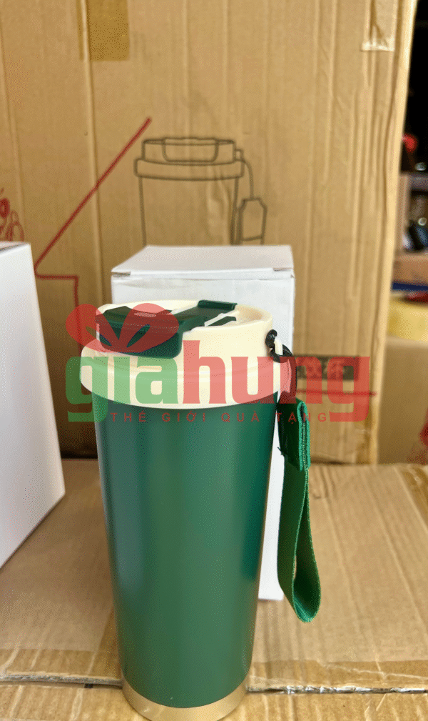 Ly Giữ Nhiệt Nắp Khóa Chống Tràn, Kèm Dây Đeo Tiện Lợi - Ảnh 7