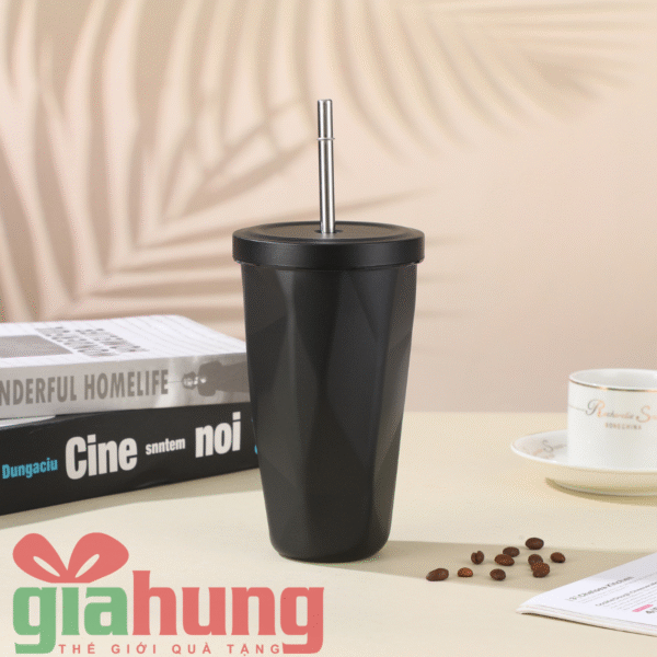 Ly Giữ Nhiệt Inox 304 Có Ống Hút - Ảnh 4