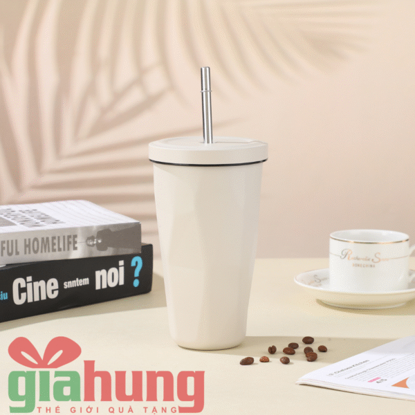 Ly Giữ Nhiệt Inox 304 Có Ống Hút - Ảnh 11