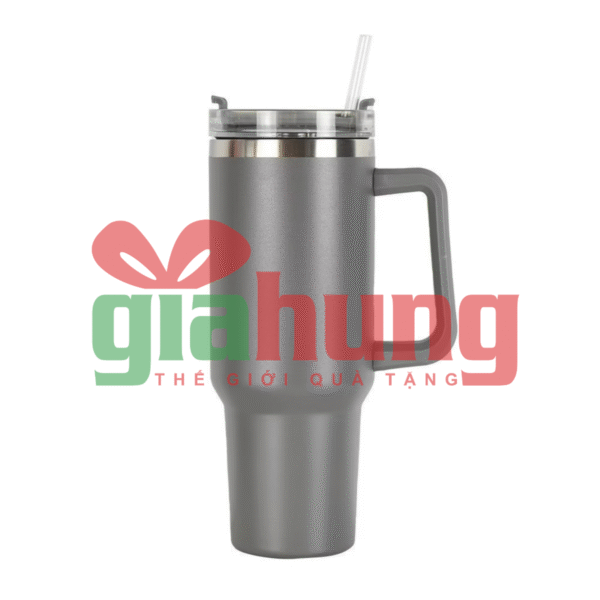 Ly Giữ Nhiệt Inox 304 Có Quai, Kèm Ống Hút 900ml Nhiều Màu - Ảnh 7