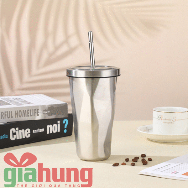 Ly Giữ Nhiệt Inox 304 Có Ống Hút - Ảnh 10