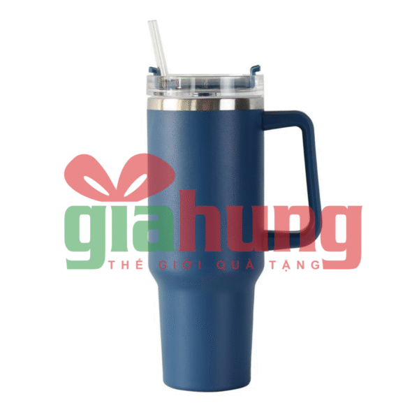 Ly Giữ Nhiệt Inox 304 Có Quai, Kèm Ống Hút 900ml Nhiều Màu - Ảnh 5