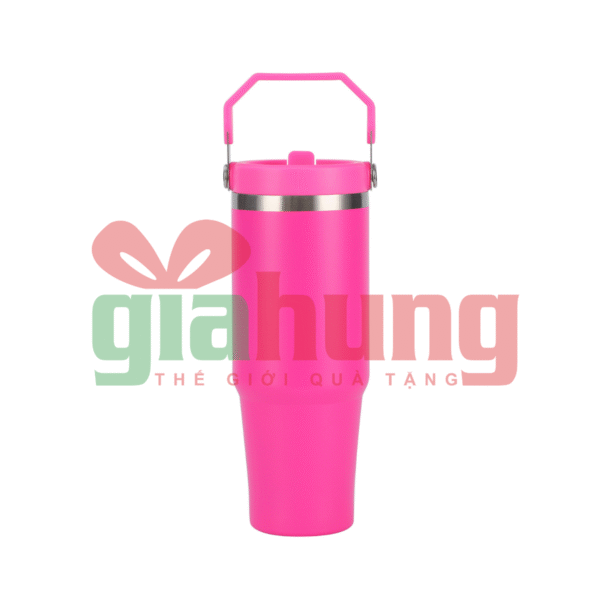 Ly Giữ Nhiệt Dung Tích Lớn, Nắp Khóa Tiện Lợi, Quai Xách Thời Trang - Ảnh 8