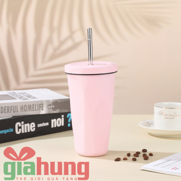 Ly Giữ Nhiệt Inox 304 Có Ống Hút - Ảnh 8
