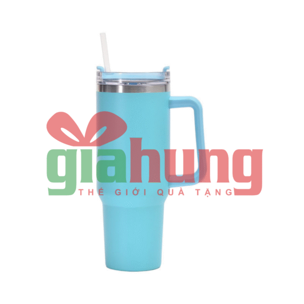 Ly Giữ Nhiệt Inox 304 Có Quai, Kèm Ống Hút 900ml Nhiều Màu - Ảnh 4