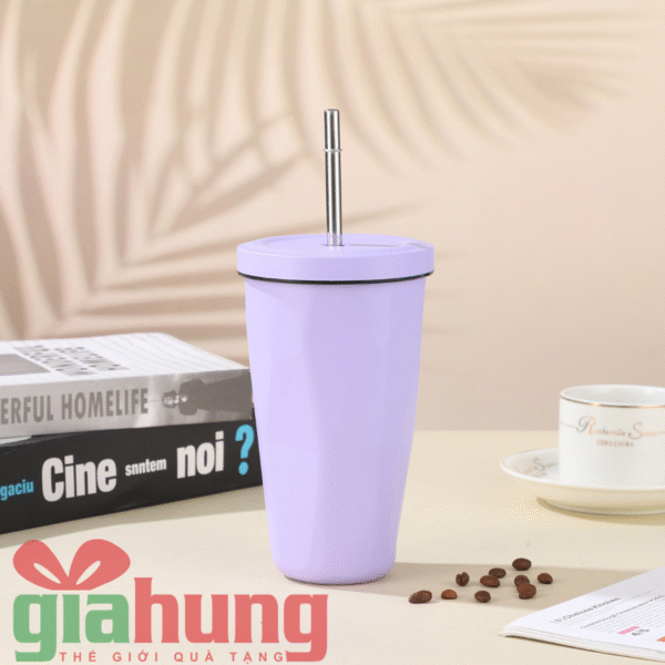 Ly Giữ Nhiệt Inox 304 Có Ống Hút - Ảnh 6