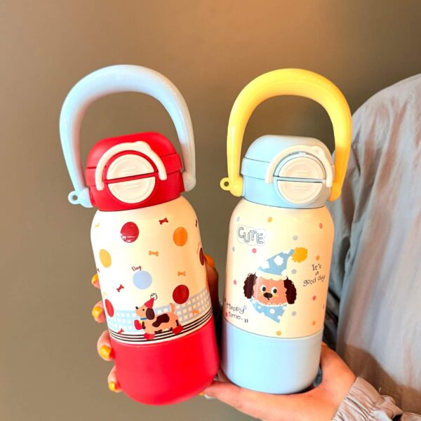 Bình giữ nhiệt trẻ em hình thú dễ thương - Ảnh 2
