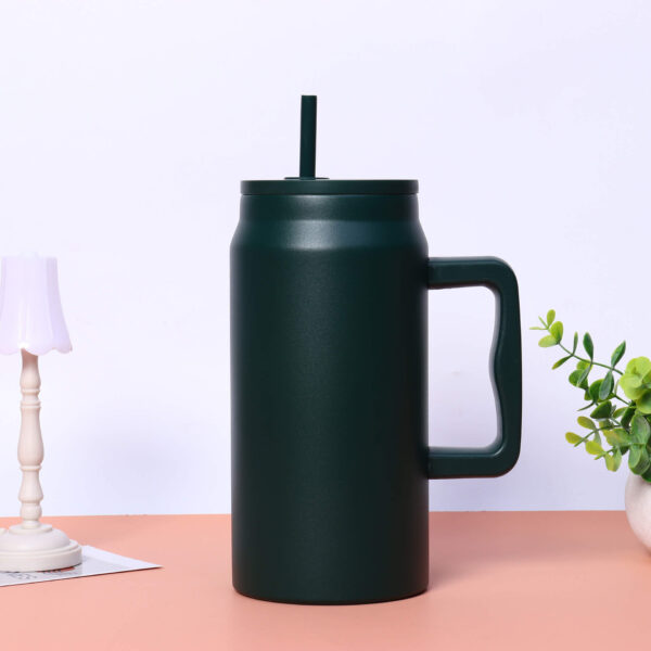 Ly giữ nhiệt inox có tay cầm và ống hút - Ảnh 6