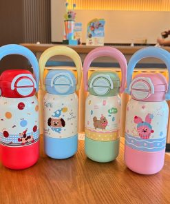 Bình giữ nhiệt trẻ em hình thú dễ thương