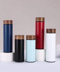 Bình giữ nhiệt nắp vân gỗ sang trọng