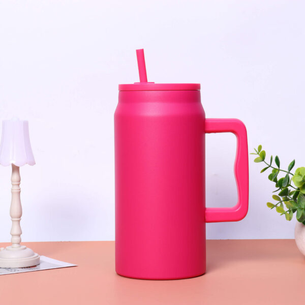 Ly giữ nhiệt inox có tay cầm và ống hút - Ảnh 13