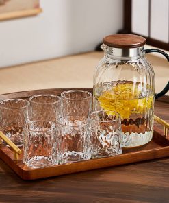 Bộ bình và ly thủy tinh phong cách Nhật tinh tế