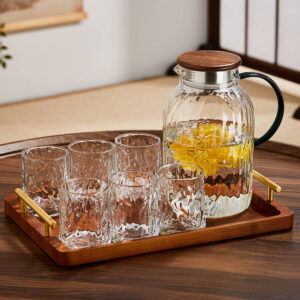 Bộ bình và ly thủy tinh phong cách Nhật tinh tế