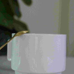 Cốc Sứ Trắng Tối Giản Cao Cấp ☕