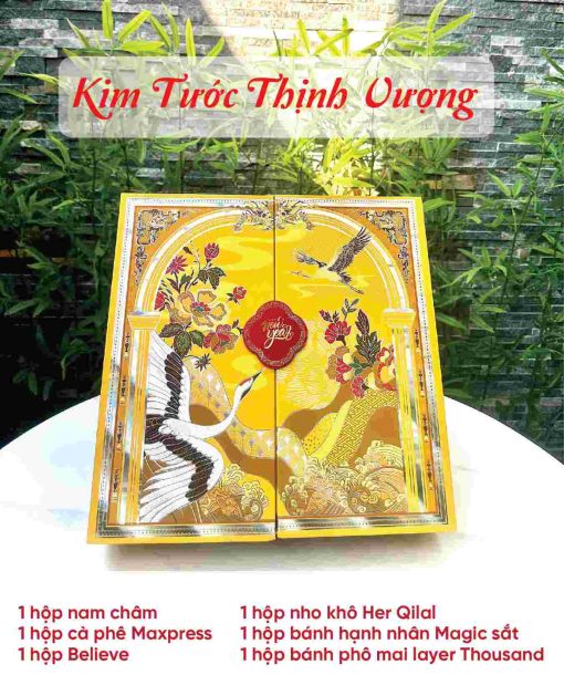 Hộp quà Tết doanh nghiệp Kim Tước Thịnh Vượng