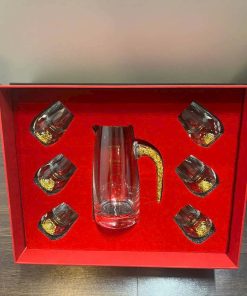 BỘ BÌNH & LY PHA LÊ DÁT VÀNG 24K THƯỢNG HẠNG
