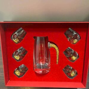 BỘ BÌNH & LY PHA LÊ DÁT VÀNG 24K THƯỢNG HẠNG