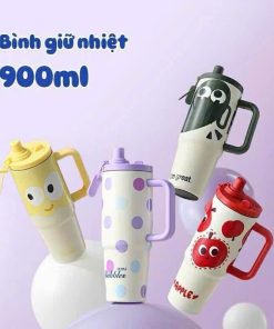 Cốc Ly giữ nhiệt hút chân không có tay cầm